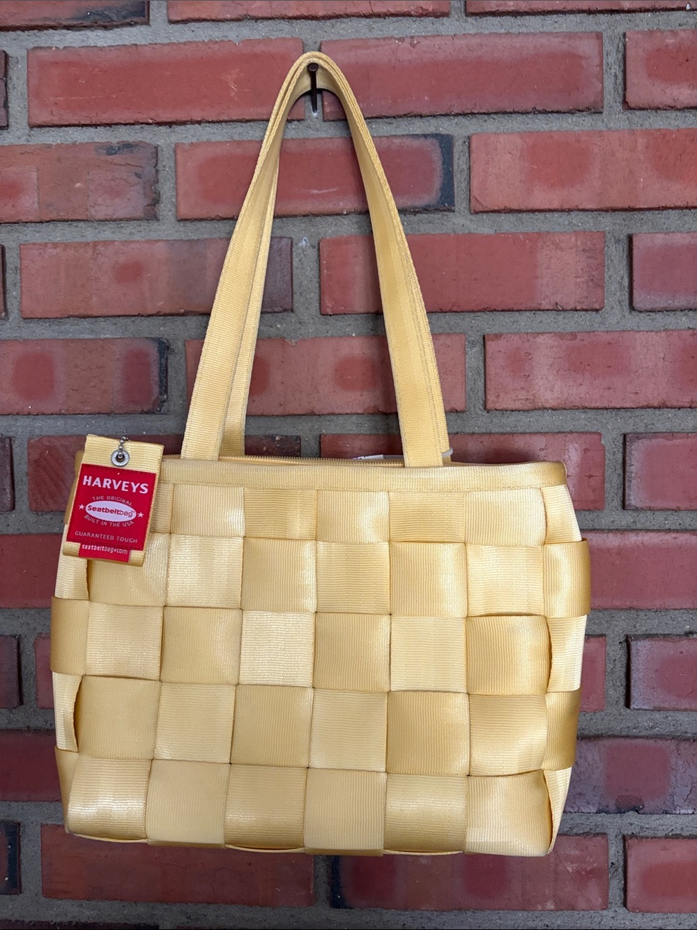 Harveys Woven Pale Yellow Tote